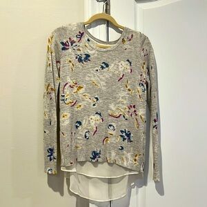 Lucky Brand layered sweater.